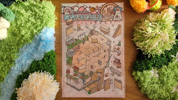 Tea Party Series | GOOSE | DIY Scene Sticker Set