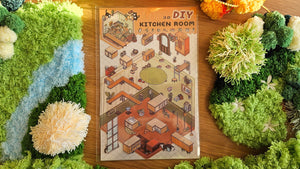 Tuxedo Cat Series | KITCHEN | DIY Scene Sticker Set