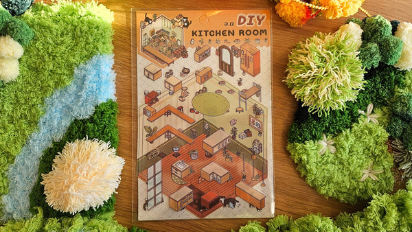 Tuxedo Cat Series | KITCHEN | DIY Scene Sticker Set