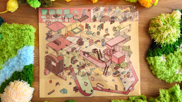 Sleepover Series | STUDY BUDDIES | DIY Scene Sticker Set