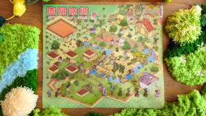 Island Series | VEGETABLE GARDEN | DIY Scene Sticker Set