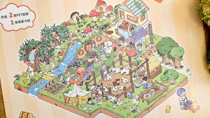 Island Series | ANIMAL FRIENDS | DIY Scene Sticker Set