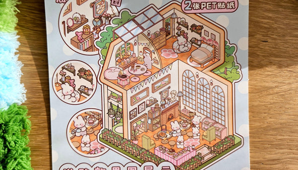 Tea Party Series | RABBIT | DIY Scene Sticker Set