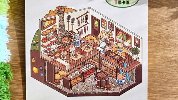 Small Town Series | CHEESE SHOP | DIY Scene Sticker Set