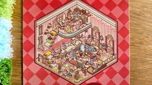 Pink Cat Series | DRESS SHOP | DIY Scene Sticker Set