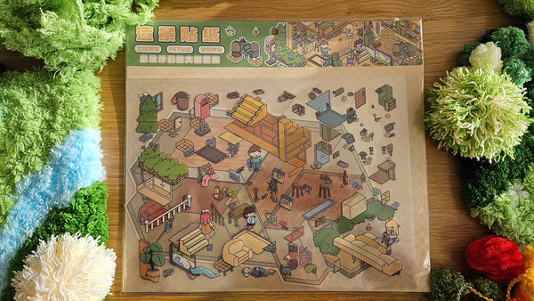 Sleepover Series | WEEKEND GETAWAY | DIY Scene Sticker Set