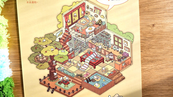 RABBIT NEST | DIY Scene Sticker Set