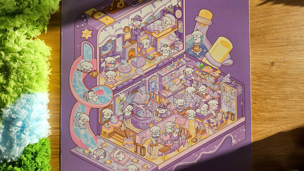 MAGIC PUPPY HOUSE | DIY Scene Sticker Set