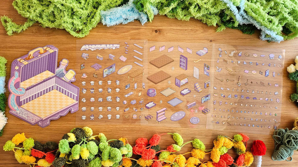 MAGIC PUPPY HOUSE | DIY Scene Sticker Set