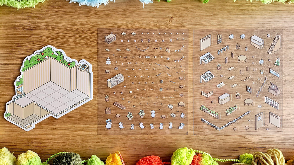 Tea Party Series | GOOSE | DIY Scene Sticker Set