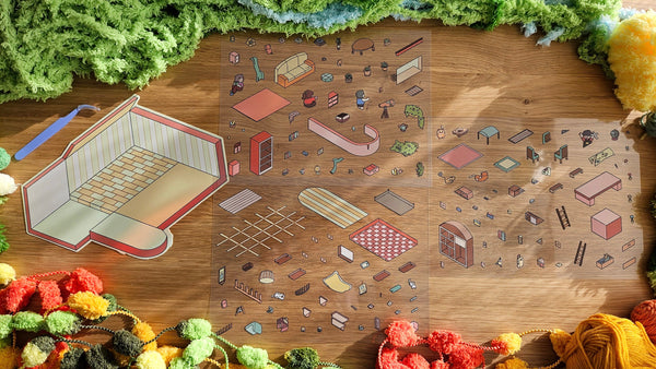 Sleepover Series | STUDY BUDDIES | DIY Scene Sticker Set