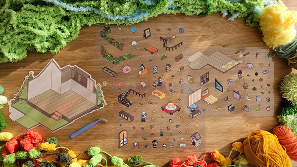 Sleepover Series | HOLIDAY HOME | DIY Scene Sticker Set