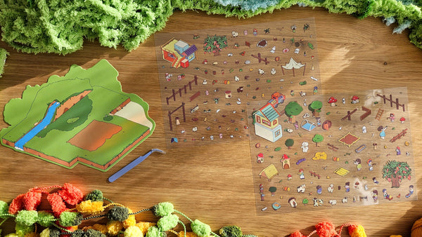 Island Series | ANIMAL FRIENDS | DIY Scene Sticker Set