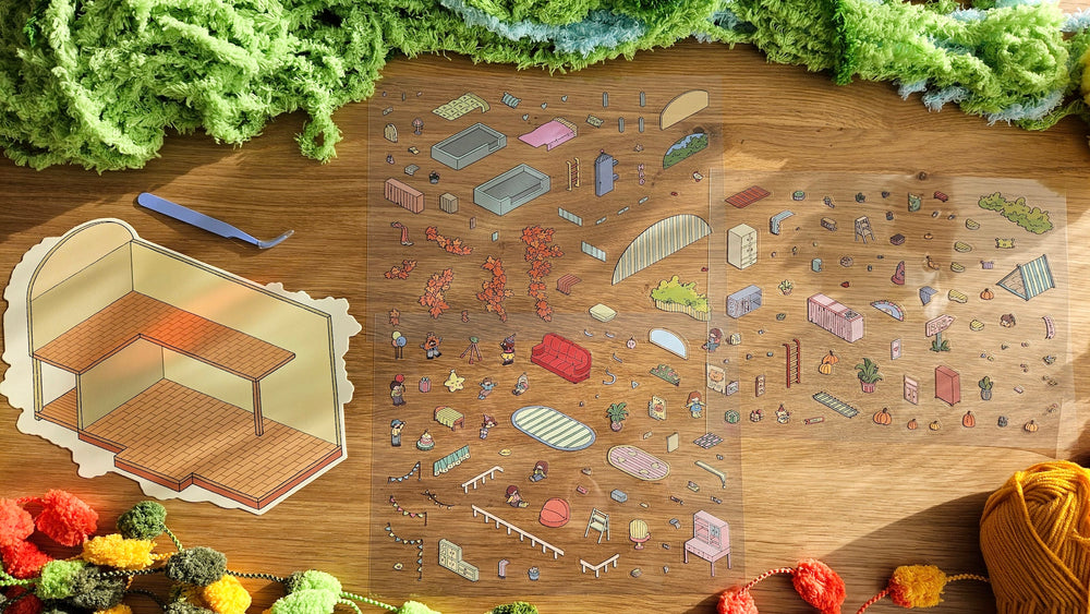 Sleepover Series | FESTIVE FALL | DIY Scene Sticker Set