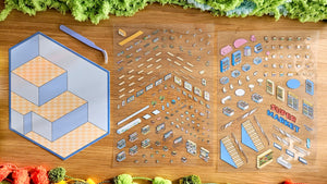 Large Shop Series | SUPERMARKET | DIY Scene Sticker Set