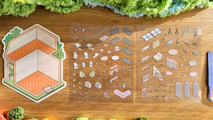 Tea Party Series | RABBIT | DIY Scene Sticker Set