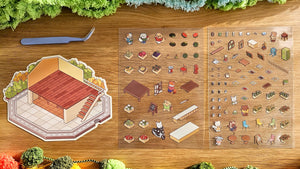 Small Town Series | FRUIT SHOP | DIY Scene Sticker Set