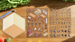 Tuxedo Cat Series | BEDROOM | DIY Scene Sticker Set