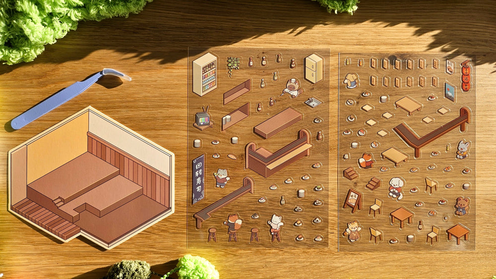 Weekend Series | SUSHI | DIY Scene Sticker Set