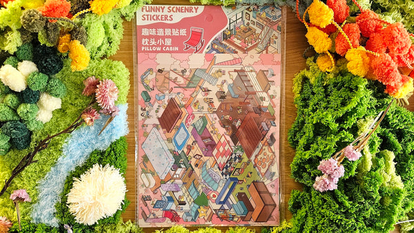 PILLOW CABIN | DIY Scene Sticker Set