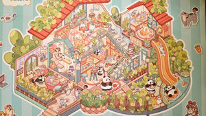 Sleepover Series | CUDDLE CABIN | DIY Scene Sticker Set