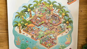 Dream Life Series | ISLAND PARADISE | DIY Scene Sticker Set