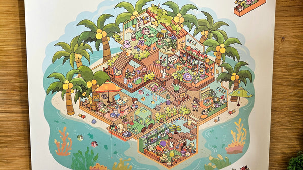 Dream Life Series | ISLAND PARADISE | DIY Scene Sticker Set