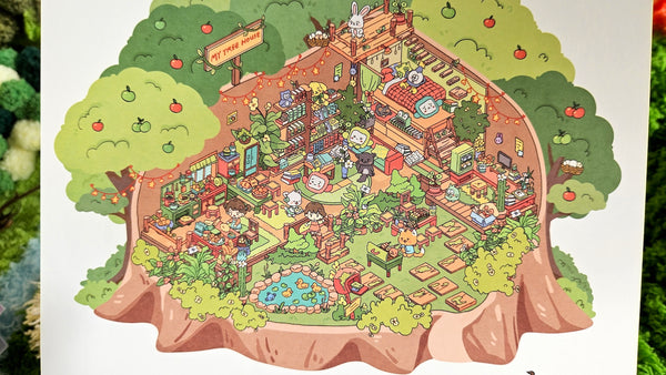 Dream Life Series | TREEHOUSE FOR TWO | DIY Scene Sticker Set