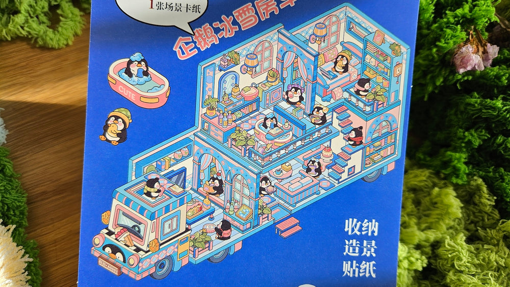 Van Life Series | PENGUIN | DIY Scene Sticker Set