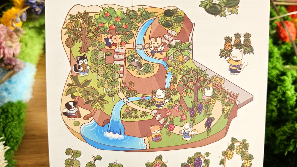 Small Town Series | ORCHARD | DIY Scene Sticker Set