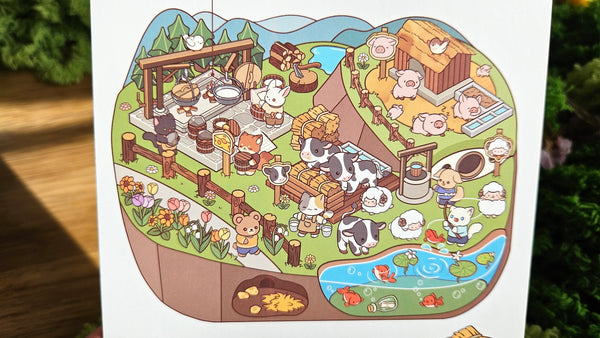 Small Town Series | RANCH | DIY Scene Sticker Set