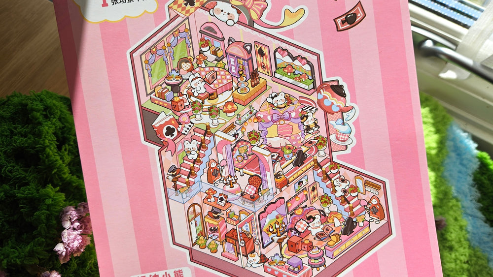 BUNNY IN WONDERLAND | DIY Scene Sticker Set