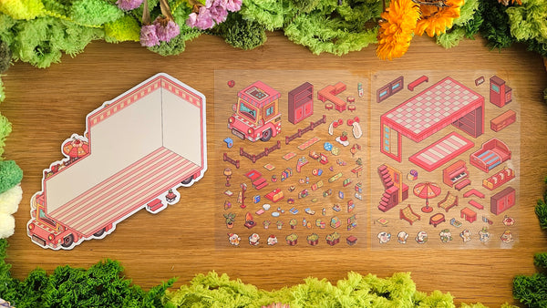 Van Life Series | PUPPY | DIY Scene Sticker Set