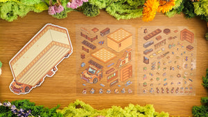 Van Life Series | SHIBA INU | DIY Scene Sticker Set