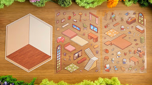 Weekend Series | HOSTEL | DIY Scene Sticker Set