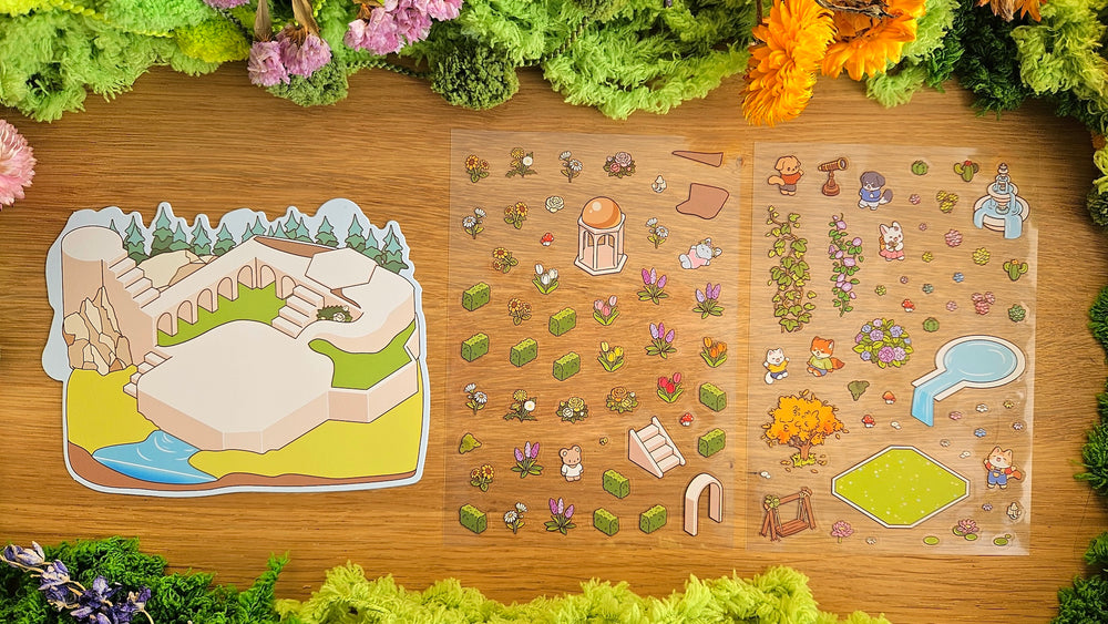 Weekend Series | PARK | DIY Scene Sticker Set