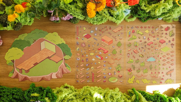 Dream Life Series | TREEHOUSE FOR TWO | DIY Scene Sticker Set
