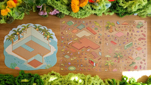 Dream Life Series | ISLAND PARADISE | DIY Scene Sticker Set