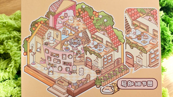 Tea Party Series | HAMSTER | DIY Scene Sticker Set