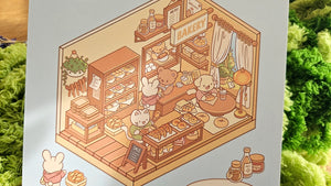 Tiny Shop Series | BAKERY | DIY Scene Sticker Set