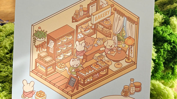 Tiny Shop Series | BAKERY | DIY Scene Sticker Set