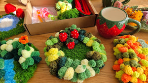 STRAWBERRY FIELDS | DIY Moss Coaster