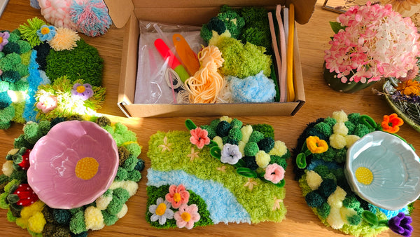 PASTEL PICNIC | DIY Moss Coaster