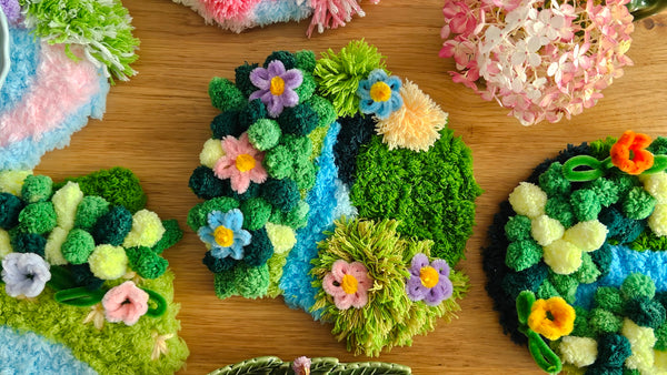 FORGET-ME-NOT FOREST | DIY Moss Coaster