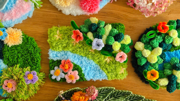 PASTEL PICNIC | DIY Moss Coaster