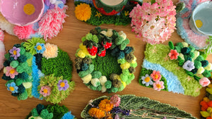 STRAWBERRY FIELDS | DIY Moss Coaster