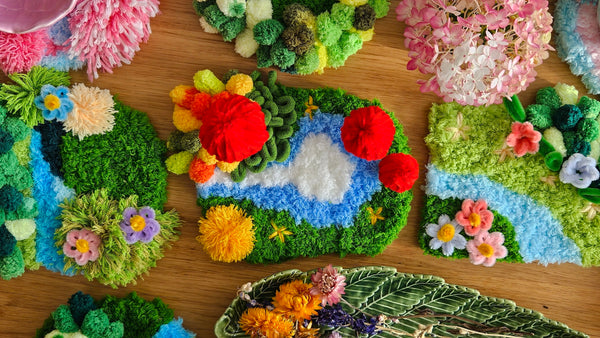 MUSHROOM PICKING | DIY Moss Coaster