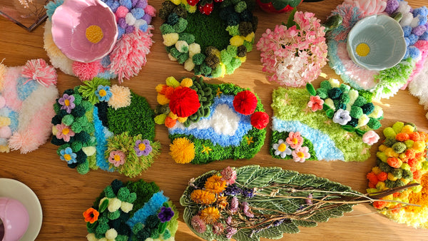 MUSHROOM PICKING | DIY Moss Coaster