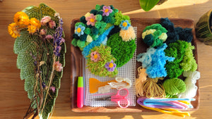 FORGET-ME-NOT FOREST | DIY Moss Coaster