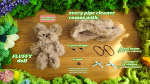 FLUFFY | Bag Charm Doll Kit
